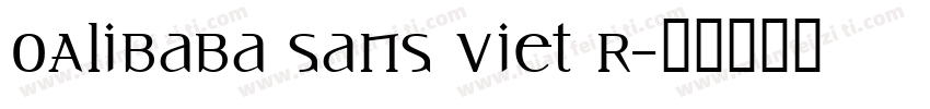 0Alibaba Sans Viet R字体转换